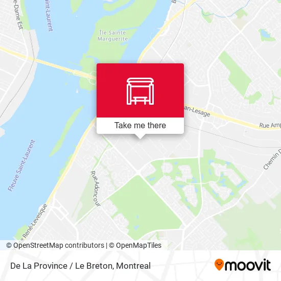 De La Province / Le Breton map