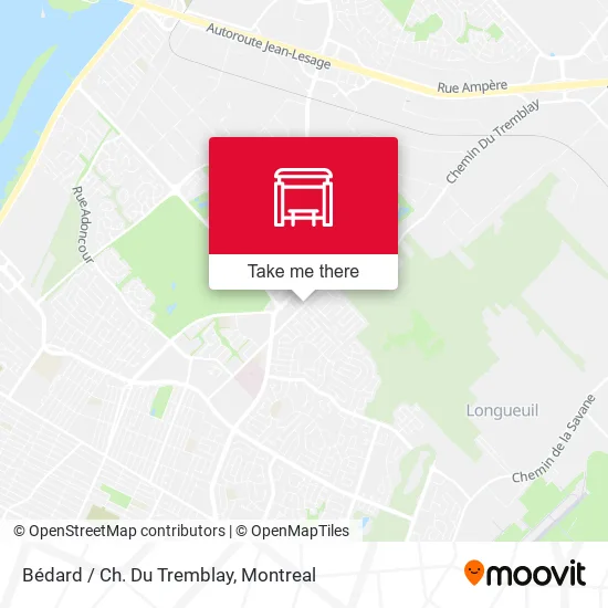 Bédard / Ch. Du Tremblay map