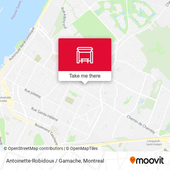 Antoinette-Robidoux / Gamache map