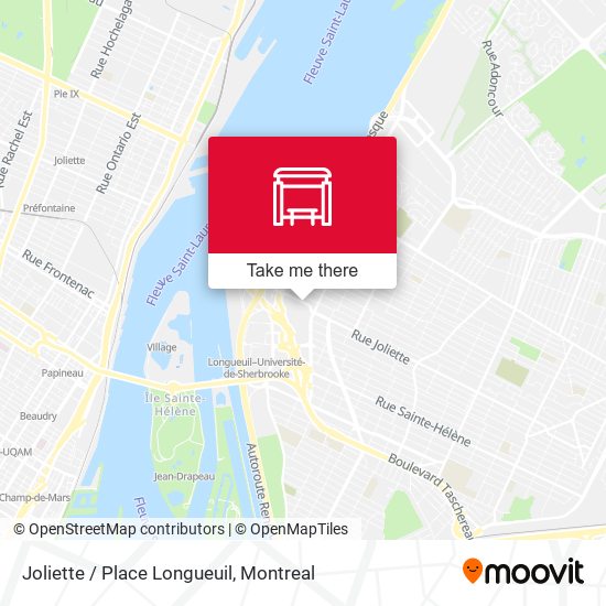 Joliette / Place Longueuil map