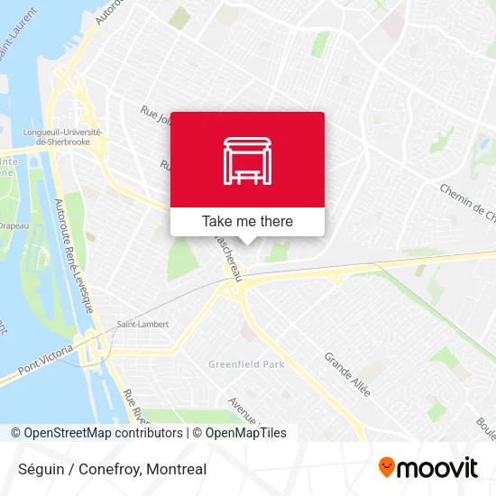 Séguin / Conefroy map