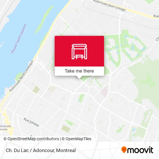 Ch. Du Lac / Adoncour map