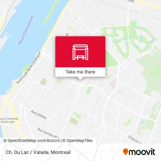 Ch. Du Lac / Valade map