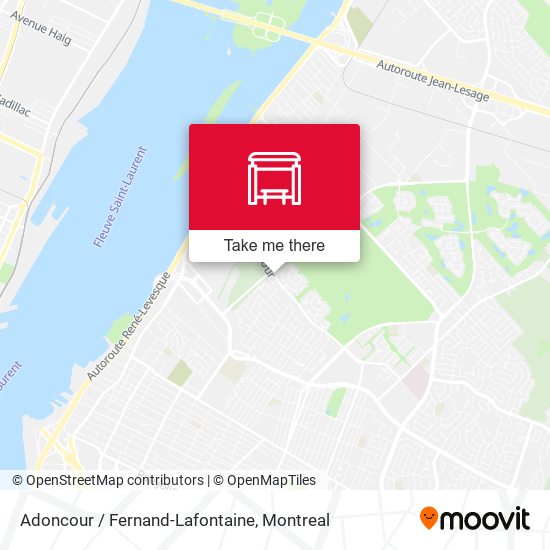 Adoncour / Fernand-Lafontaine map
