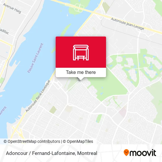 Adoncour / Fernand-Lafontaine map