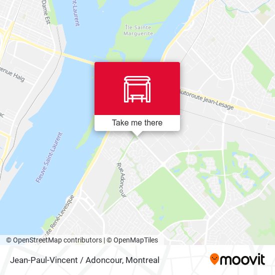 Jean-Paul-Vincent / Adoncour map