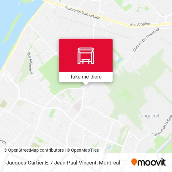 Jacques-Cartier E. / Jean-Paul-Vincent map