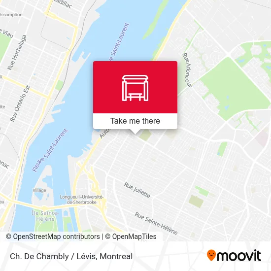 Ch. De Chambly / Lévis map