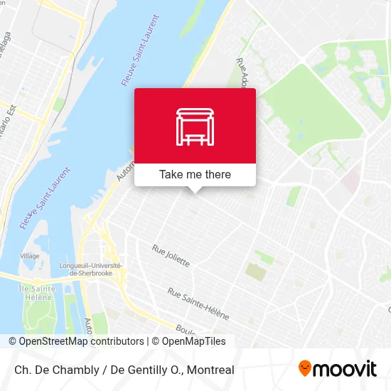 Ch. De Chambly / De Gentilly O. map