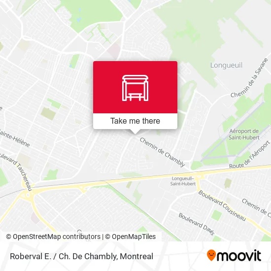 Roberval E. / Ch. De Chambly map