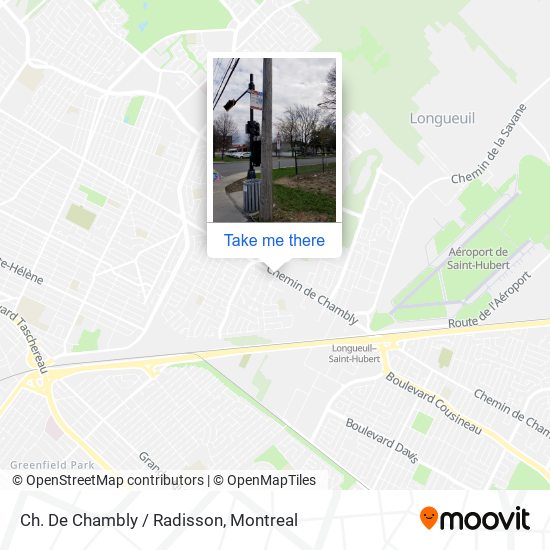 Ch. De Chambly / Radisson map