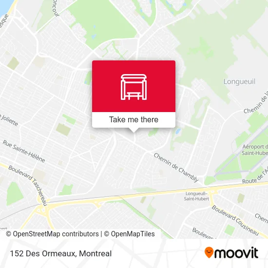 152 Des Ormeaux map