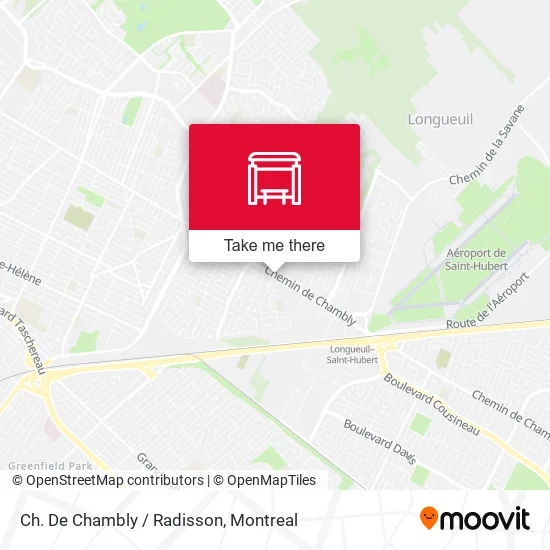 Ch. De Chambly / Radisson map