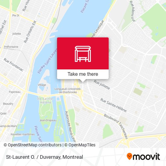 St-Laurent O. / Duvernay map