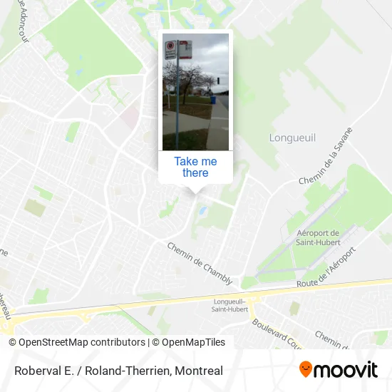 Roberval E. / Roland-Therrien map