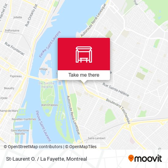 St-Laurent O. / La Fayette map