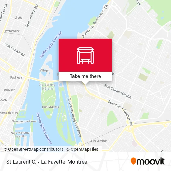 St-Laurent O. / La Fayette map