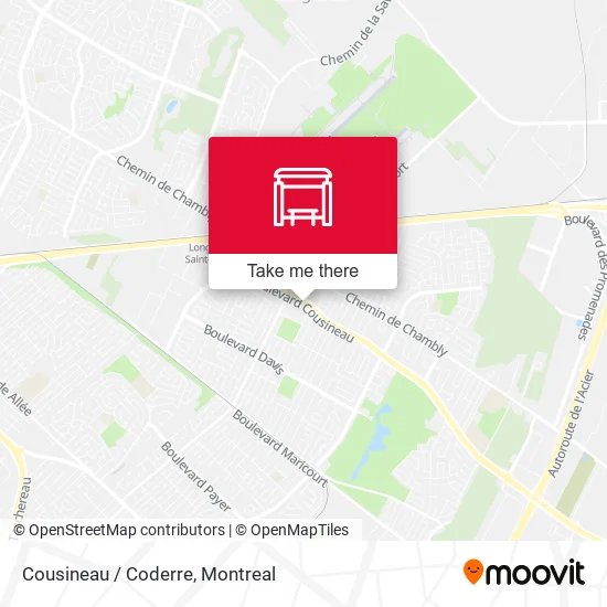 Cousineau / Coderre map