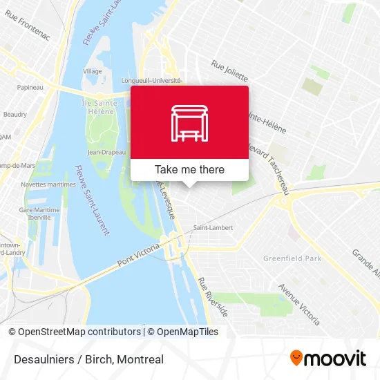 Desaulniers / Birch map