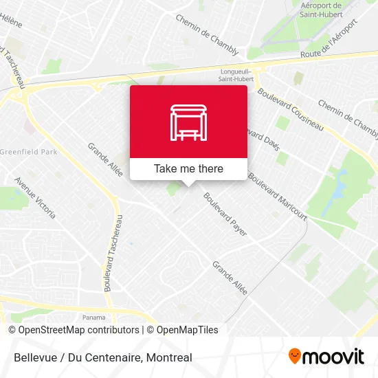 Bellevue / Du Centenaire map