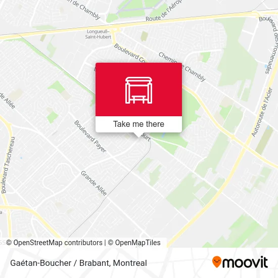 Gaétan-Boucher / Brabant map