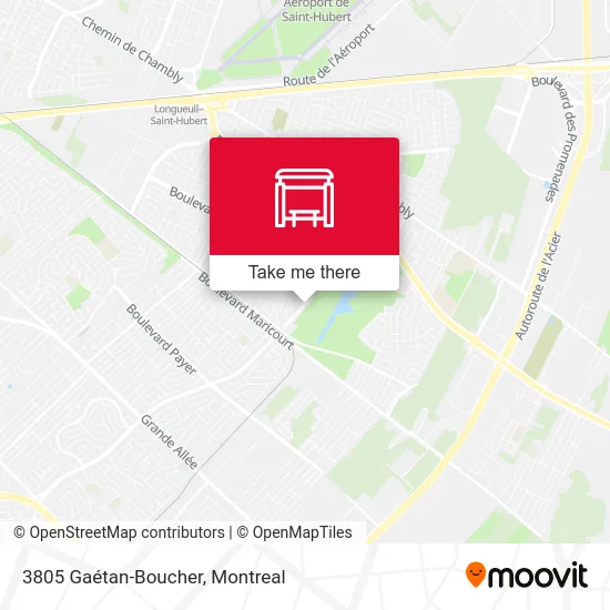 3805 Gaétan-Boucher map