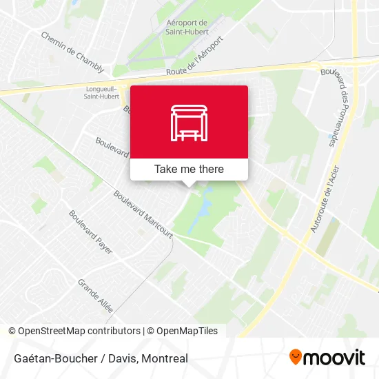 Gaétan-Boucher / Davis map