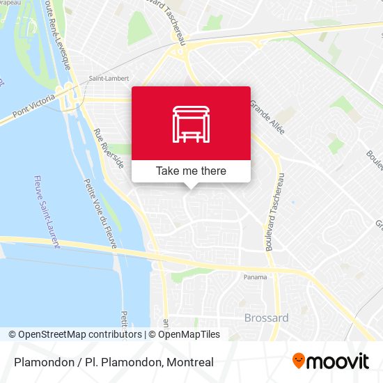 Plamondon / Pl. Plamondon map