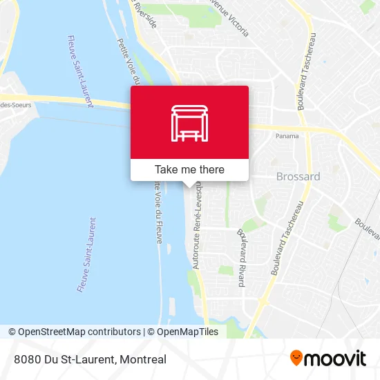 8080 Du St-Laurent map