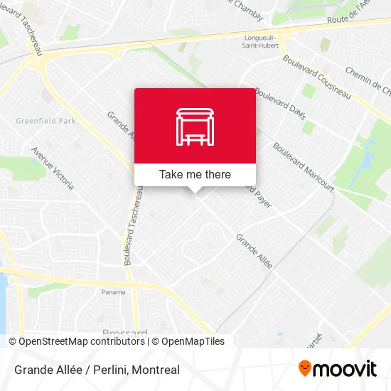 Grande Allée / Perlini map