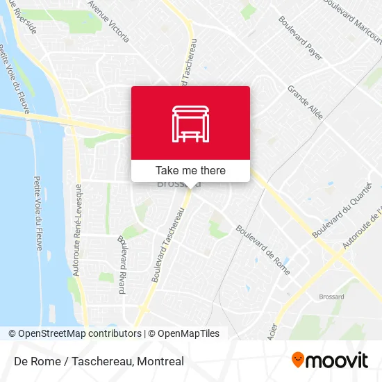 De Rome / Taschereau map