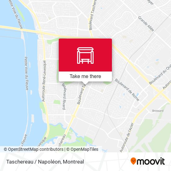 Taschereau / Napoléon map