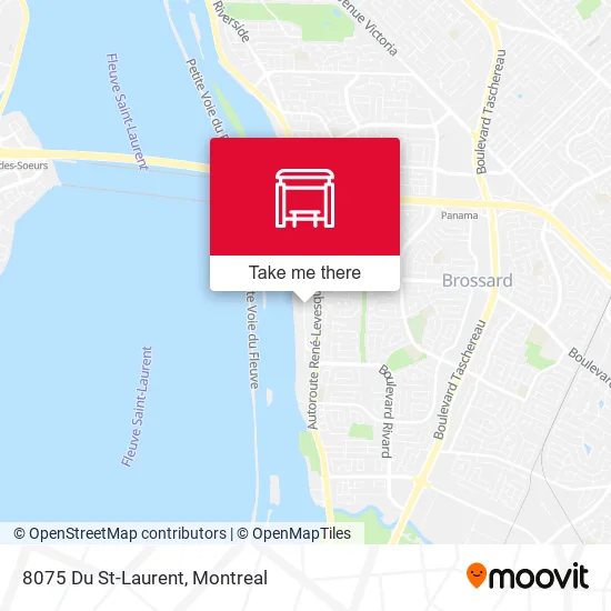 8075 Du St-Laurent map