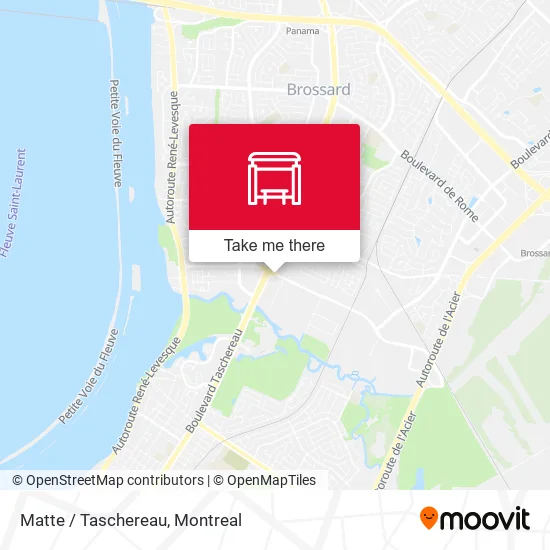 Matte / Taschereau map