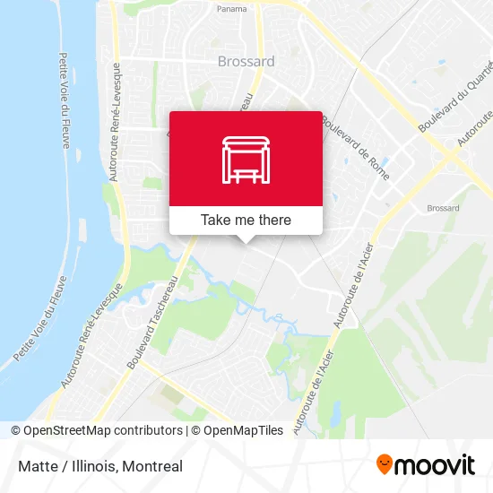 Matte / Illinois map