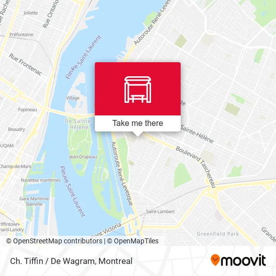 Ch. Tiffin / De Wagram map