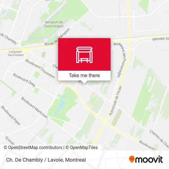 Ch. De Chambly / Lavoie map