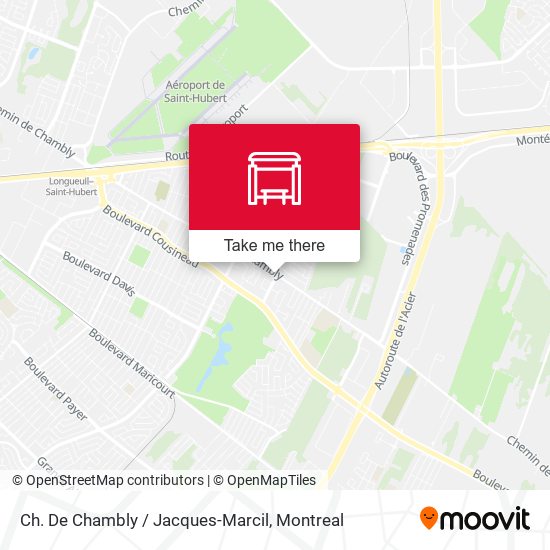 Ch. De Chambly / Jacques-Marcil map