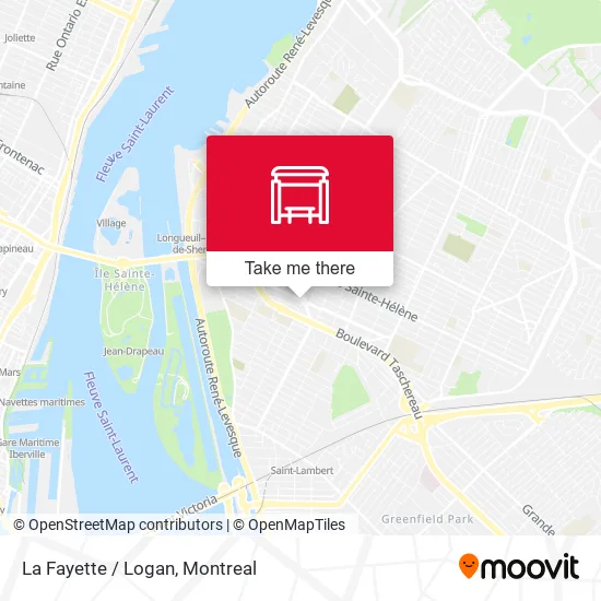 La Fayette / Logan map