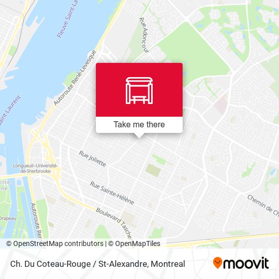 Ch. Du Coteau-Rouge / St-Alexandre map