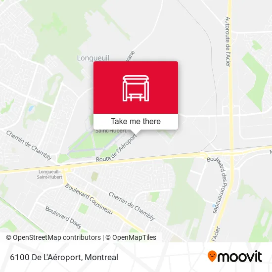 6100 De L'Aéroport map
