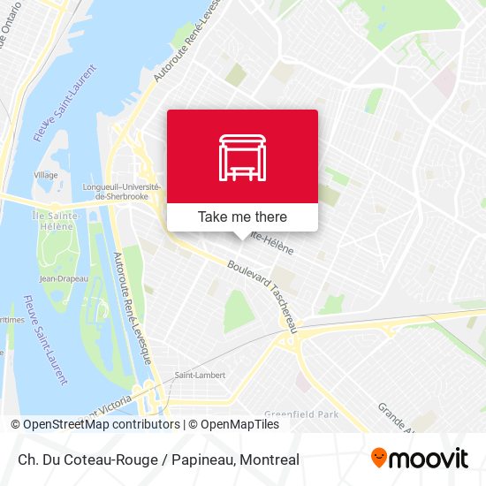 Ch. Du Coteau-Rouge / Papineau map