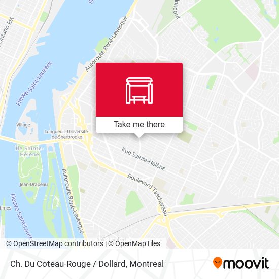 Ch. Du Coteau-Rouge / Dollard map