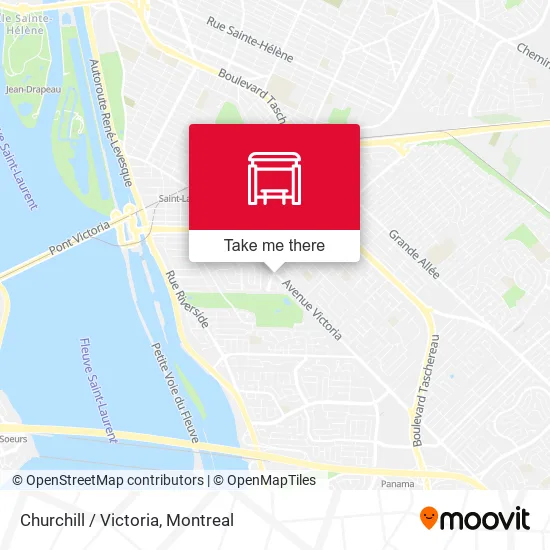 Churchill / Victoria map