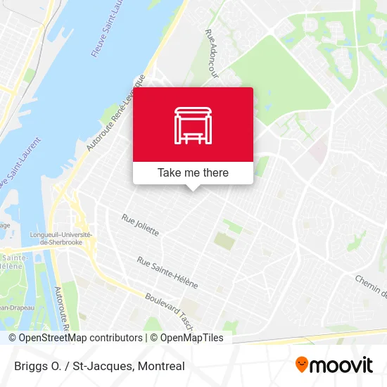 Briggs O. / St-Jacques map