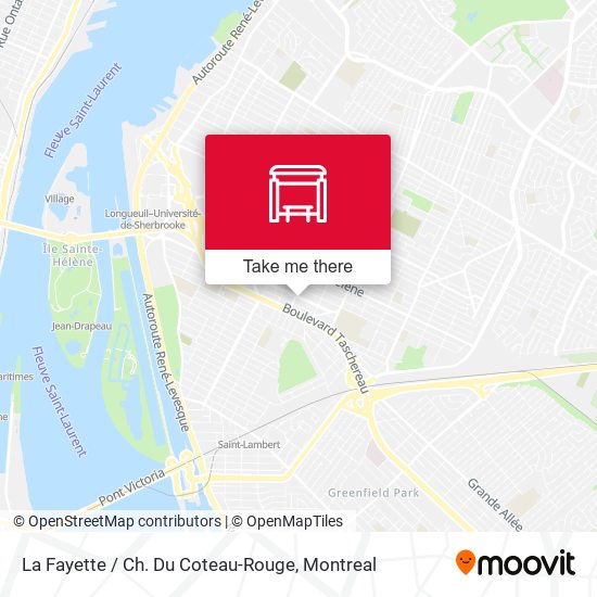 La Fayette / Ch. Du Coteau-Rouge map