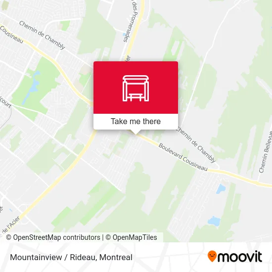 Mountainview / Rideau map