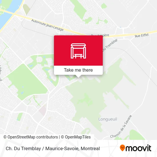 Ch. Du Tremblay / Maurice-Savoie map