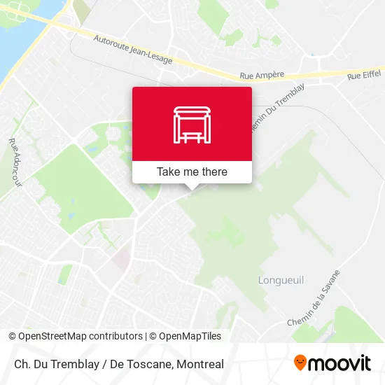 Ch. Du Tremblay / De Toscane map