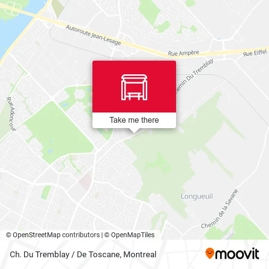 Ch. Du Tremblay / De Toscane map